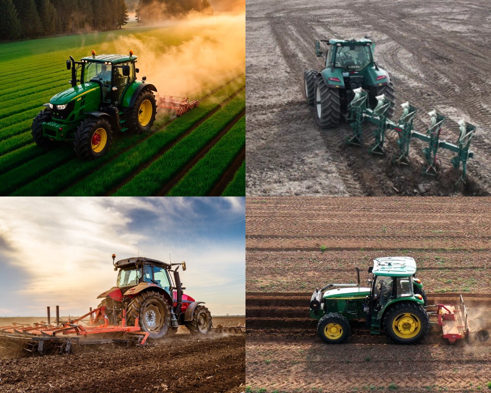 Áreas de aplicación del sistema de dirección automática del tractor Áreas de aplicación del sistema de dirección automática del tractor