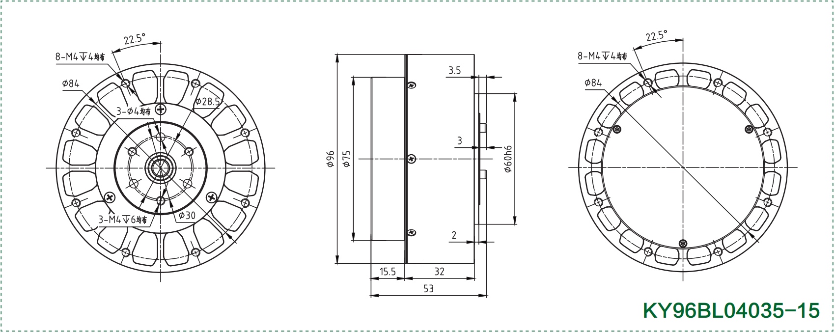 Robot Joint Motor Drawing Robot Joint Motor Drawing